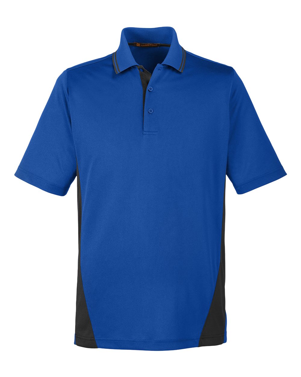 Men's Flash Snag Protection Plus IL Colorblock Polo - Front - B226B9753 - True Royal/ Black