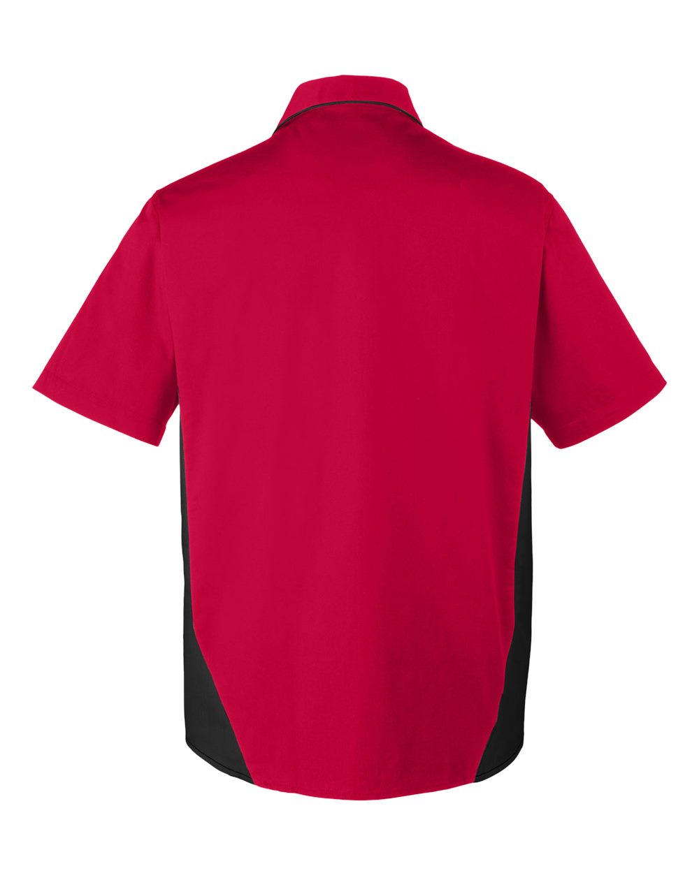 Men's Flash IL Colorblock Shirt - Back - B266B9704 - Red/ Black