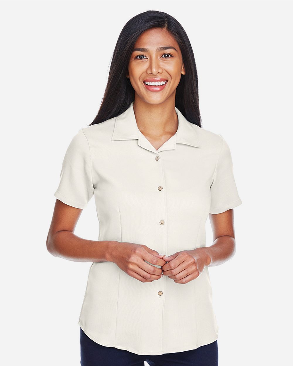 Women's Bahama Cord Camp Shirt - styleImage