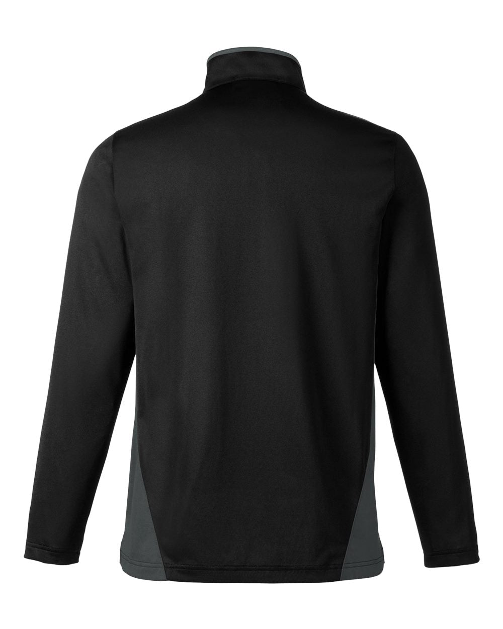 Men's Flash Snag Protection Plus IL Colorblock Quarter-Zip Pullover - Back - B297B9503 - Black/ Dark Charcoal