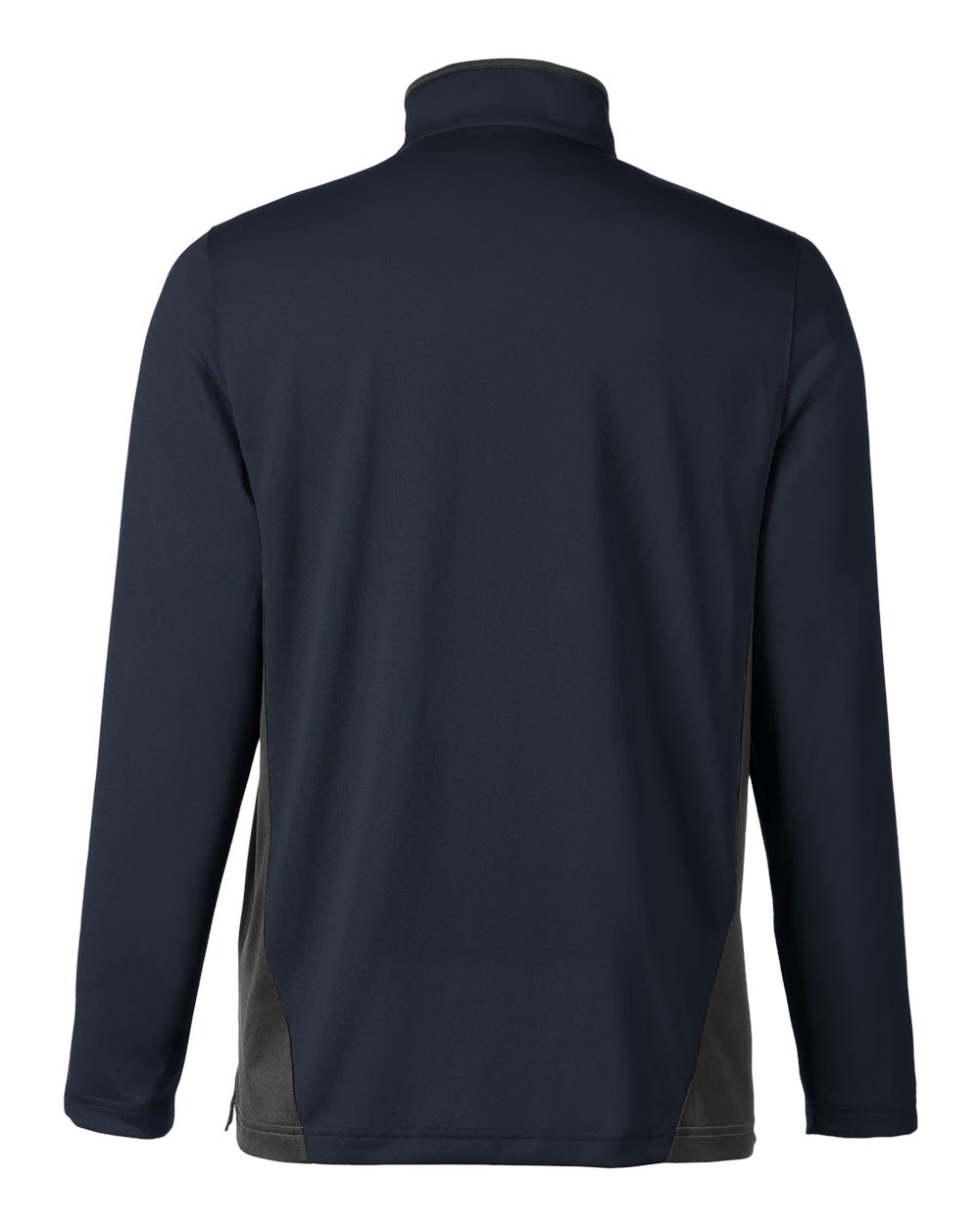 Men's Flash Snag Protection Plus IL Colorblock Quarter-Zip Pullover - Back - B297B9653 - Dark Navy/ Dark Charcoal