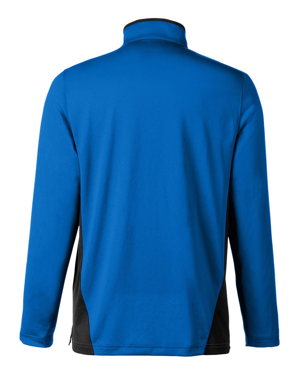 Men's Flash Snag Protection Plus IL Colorblock Quarter-Zip Pullover - Back - B297B9753 - True Royal/ Black