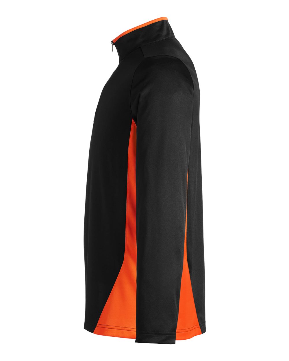 Men's Flash Snag Protection Plus IL Colorblock Quarter-Zip Pullover - DirectSide - B297B9113 - Black/ Team Orange
