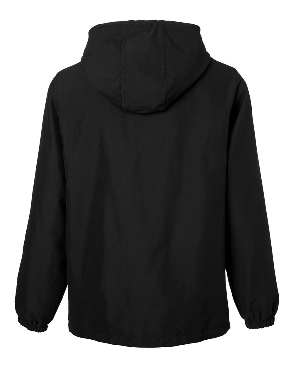 Unisex Flex Twill Hooded Jacket - Back - B286B9502 - Black