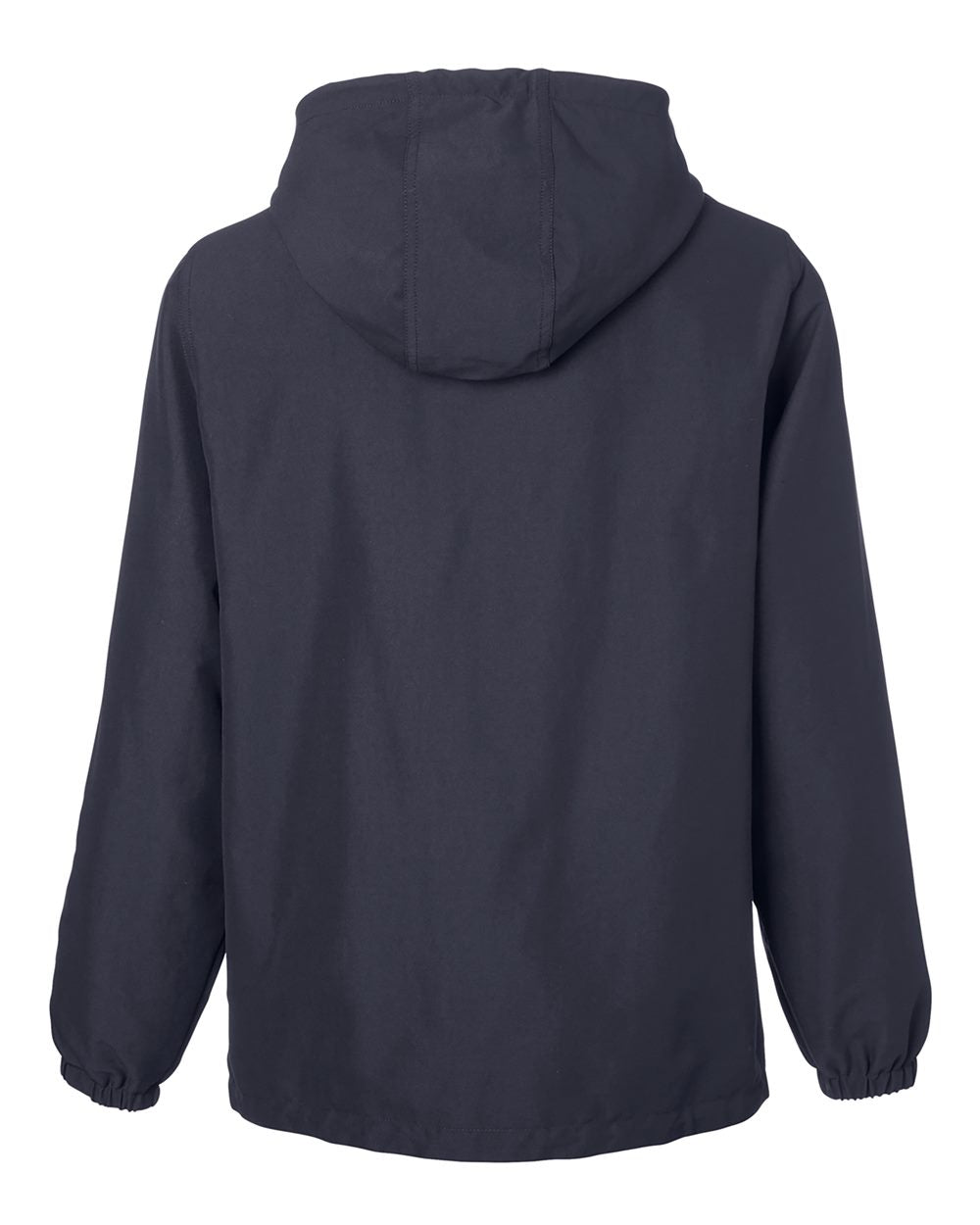Unisex Flex Twill Hooded Jacket - Back - B286B9592 - Dark Charcoal