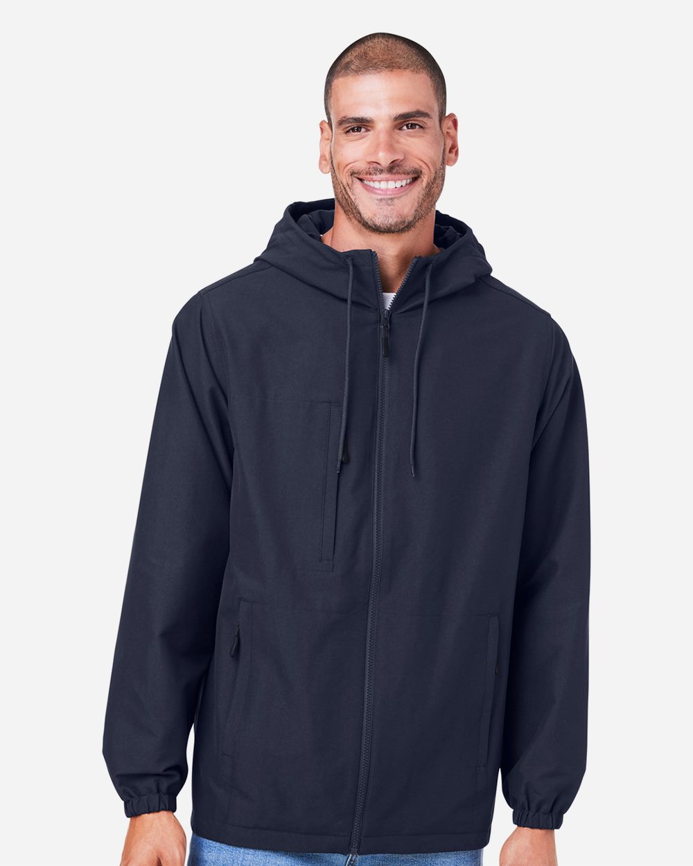 Unisex Flex Twill Hooded Jacket - styleImage