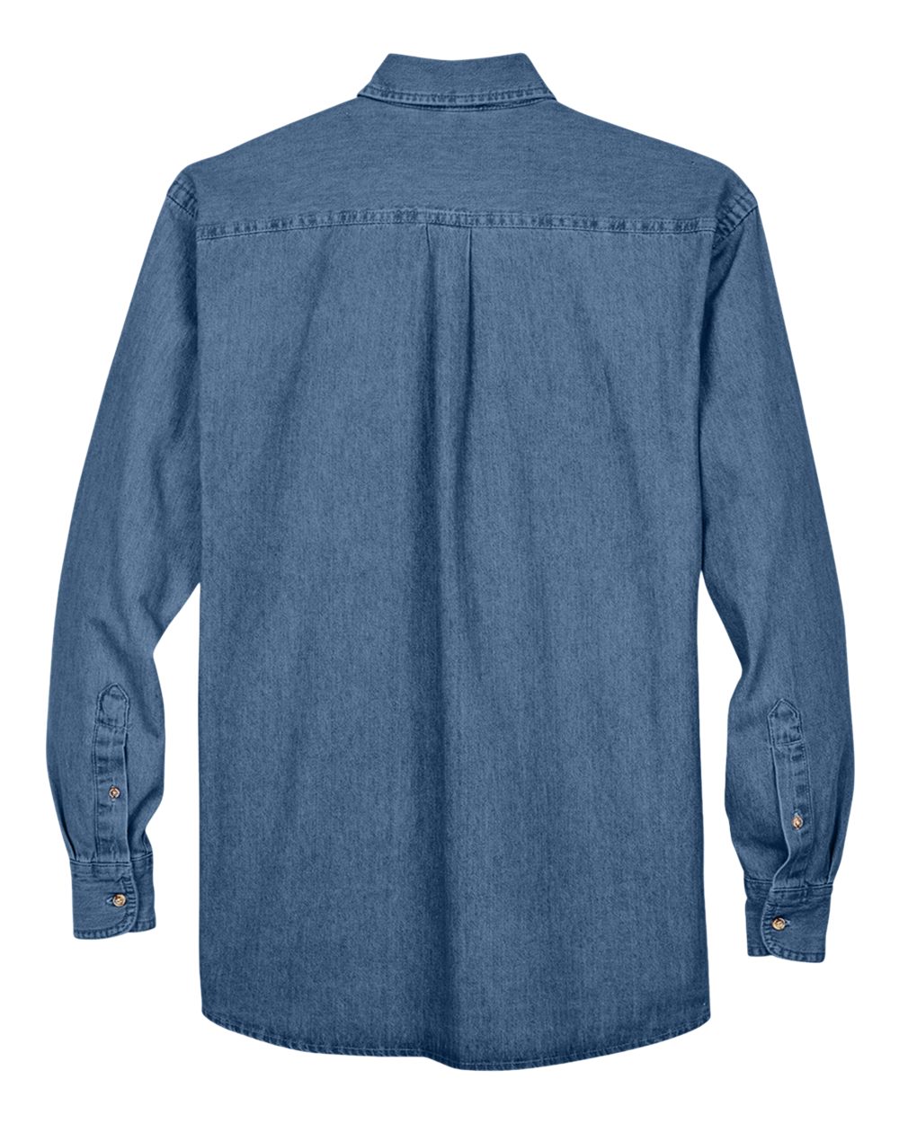 Men's Denim Shirt - Back - B247B9253 - Light Denim