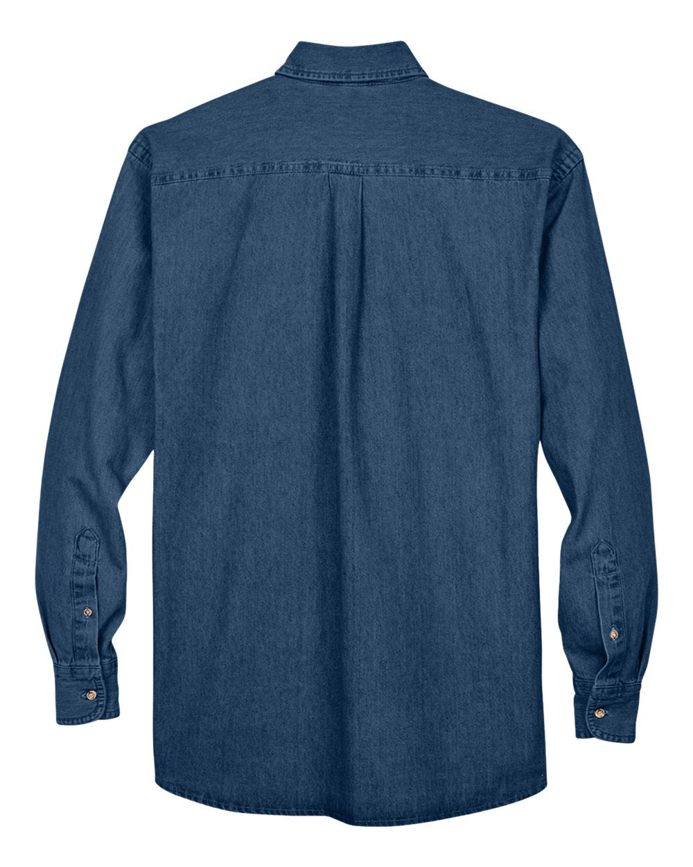 Men's Denim Shirt - Back - B247B9653 - Dark Denim