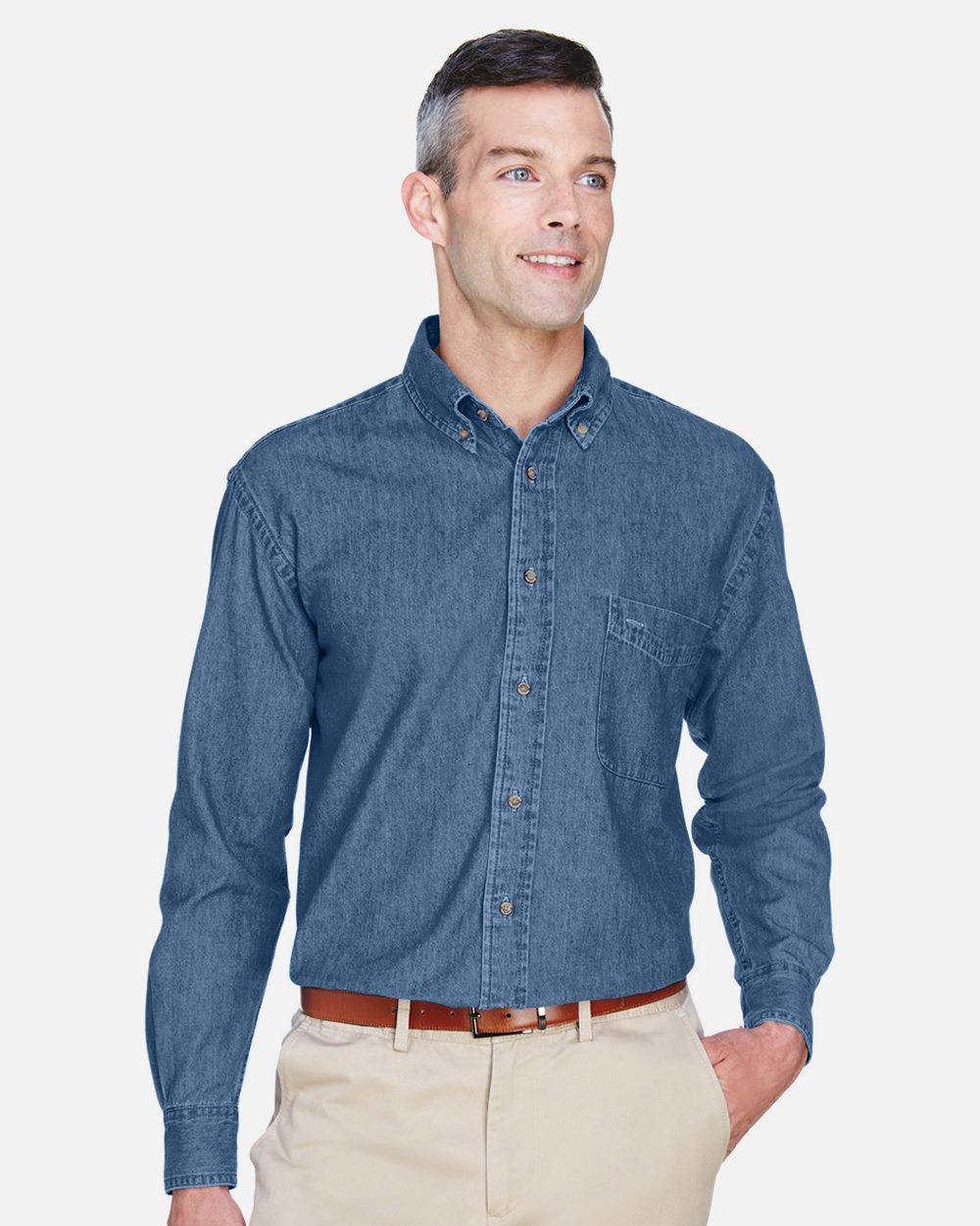 Men's Denim Shirt - styleImage