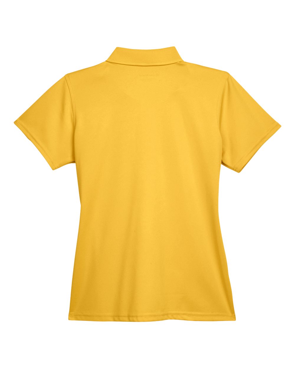 Women's Polyester Jersey Polo - Back - B210B9123 - Gold