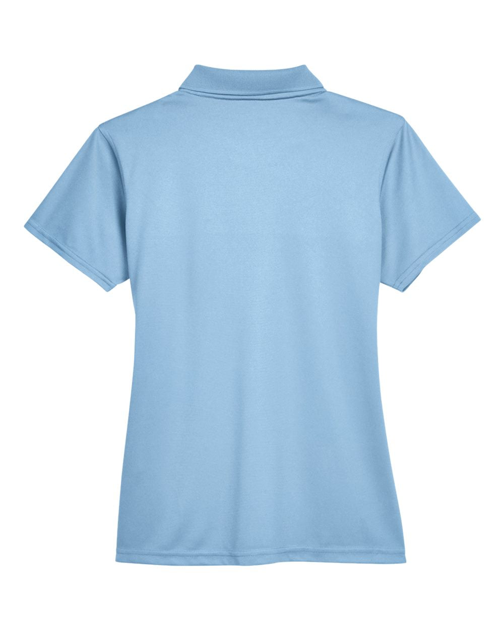 Women's Polyester Jersey Polo - Back - B210B9253 - Light Blue