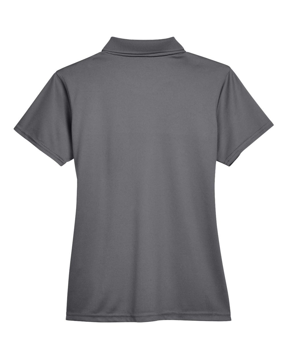 Women's Polyester Jersey Polo - Back - B210B9593 - Charcoal