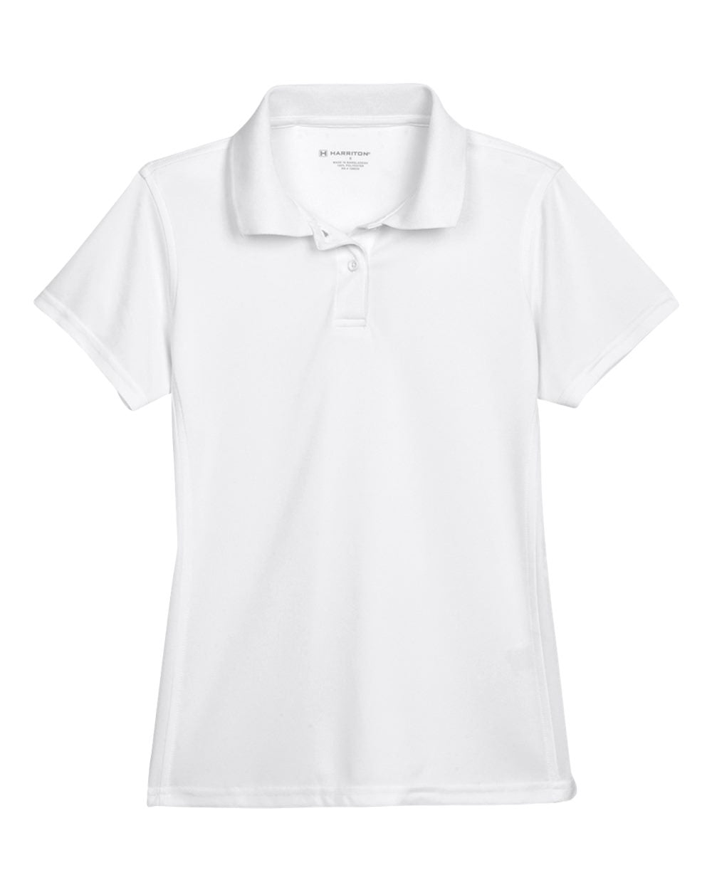 Women's Polyester Jersey Polo - Front - B210B9003 - White