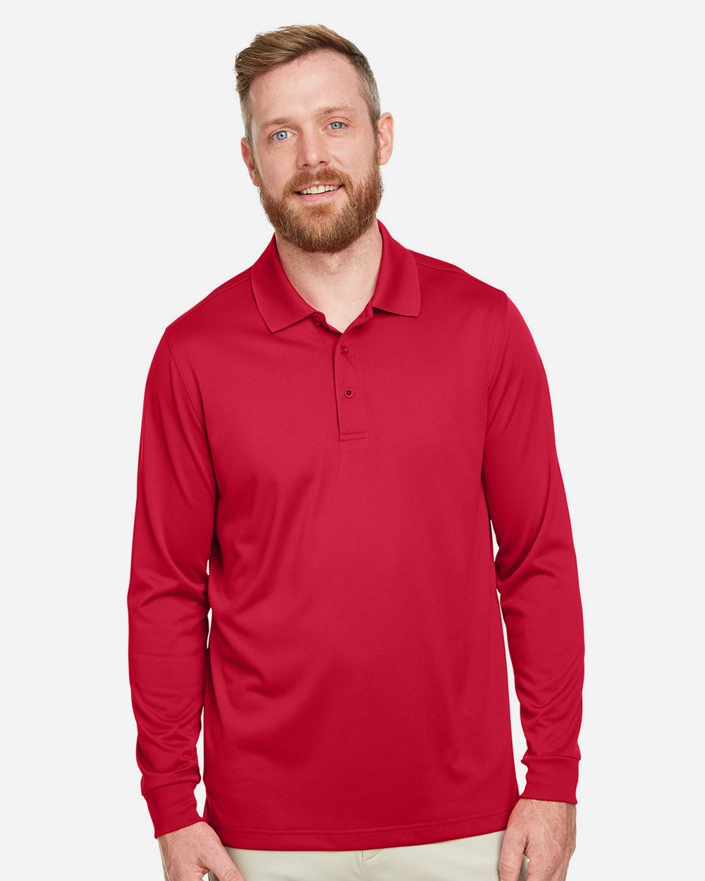 Men's Tall Advantage Long Sleeve Snag Protection Plus IL Polo - styleImage