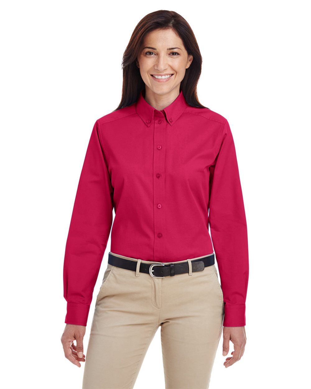 Women's Foundation Cotton Twill Shirt with Teflon - styleImage