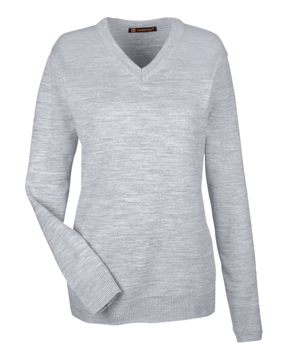 Women's Pilbloc V-Neck Sweater - Front - B232B9092 - Grey Heather
