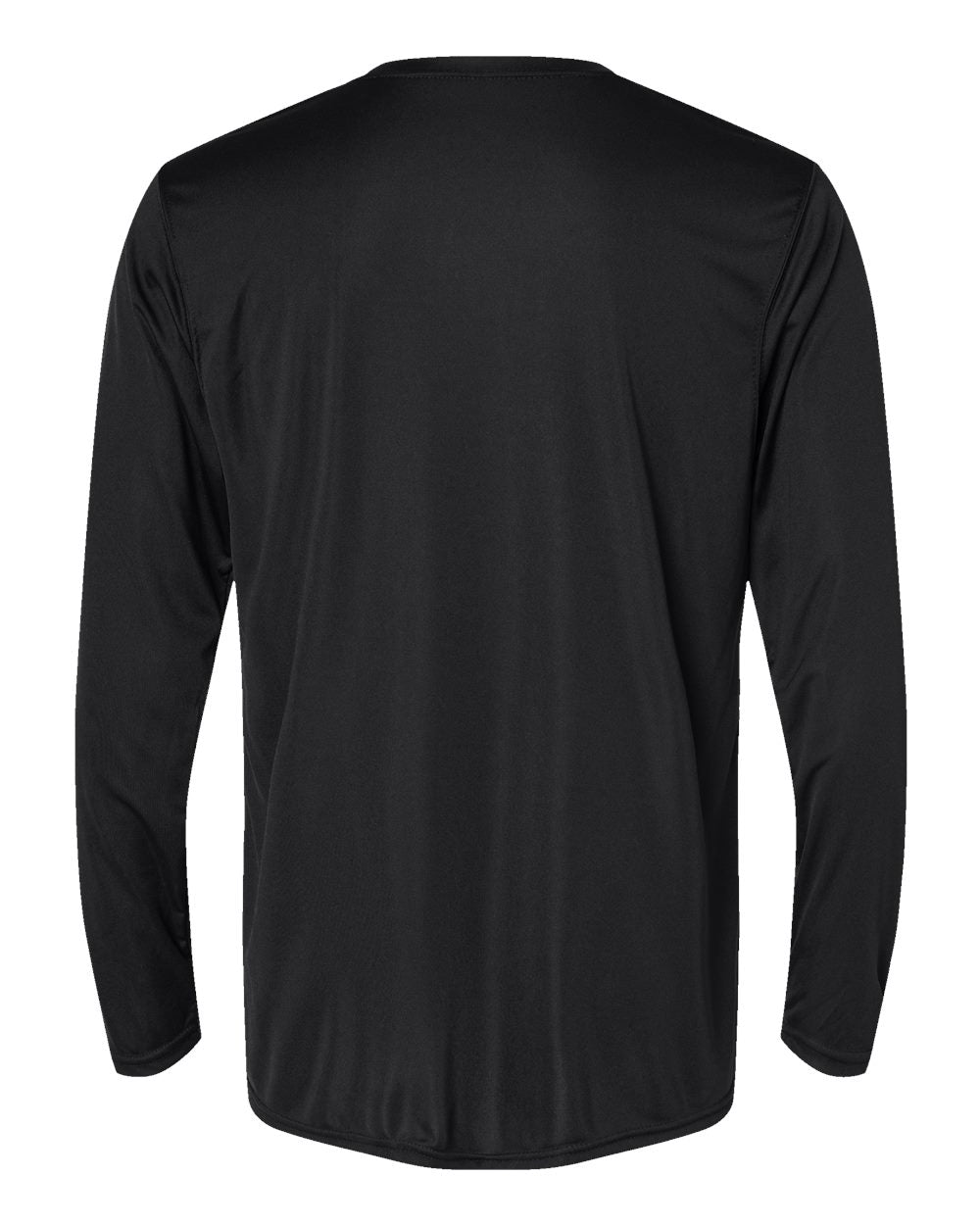 Men's Momentum Long Sleeve T-Shirt - Back - B11664503 - Black