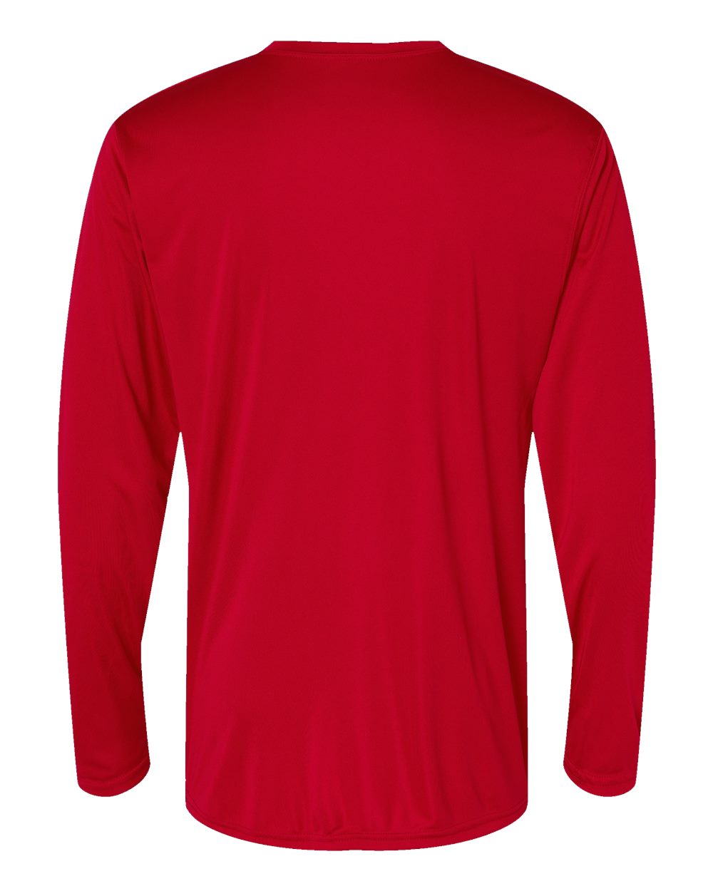 Men's Momentum Long Sleeve T-Shirt - Back - B11664703 - Scarlet