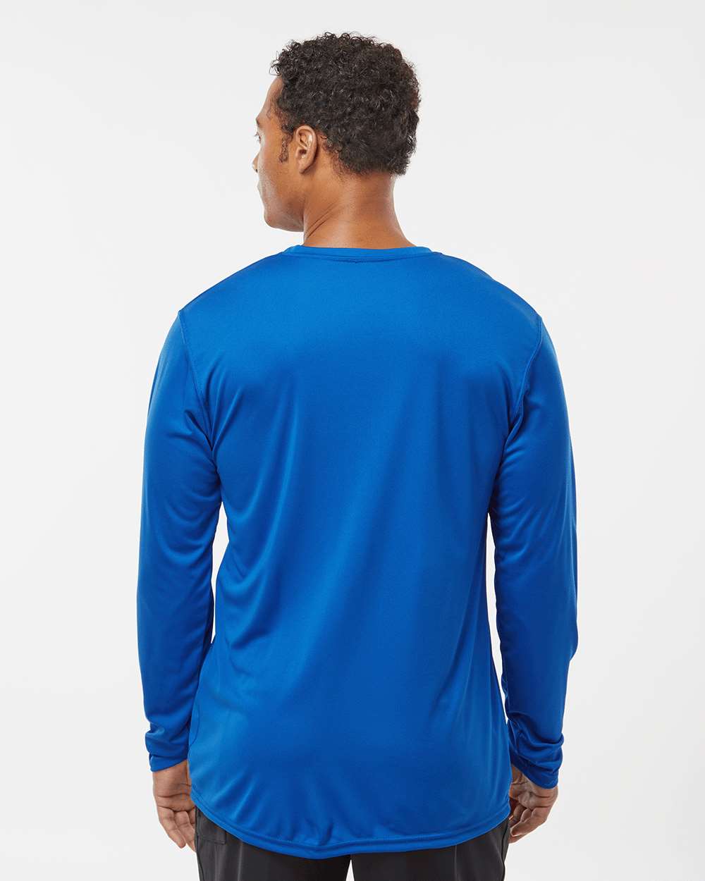 Men's Momentum Long Sleeve T-Shirt - OnModelBack - B11664753 - Royal