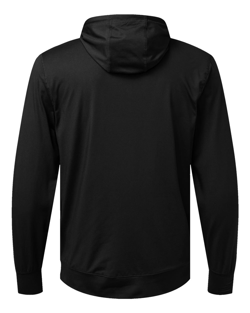 Men's Eco Revive™ Ventura Soft Knit Hooded Sweatshirt - Back - B30964503 - Black