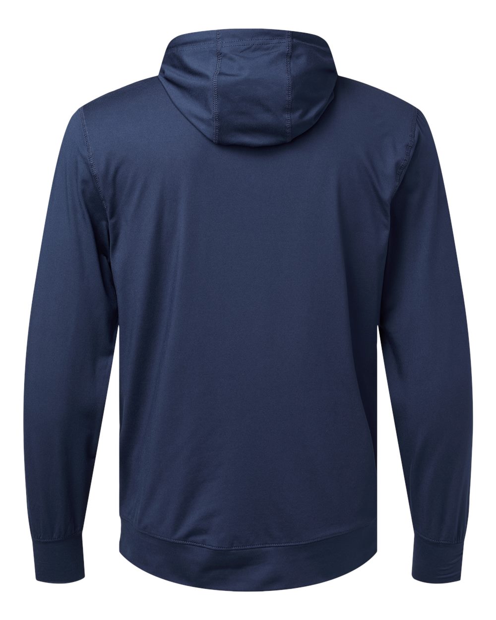 Men's Eco Revive™ Ventura Soft Knit Hooded Sweatshirt - Back - B30964653 - Navy