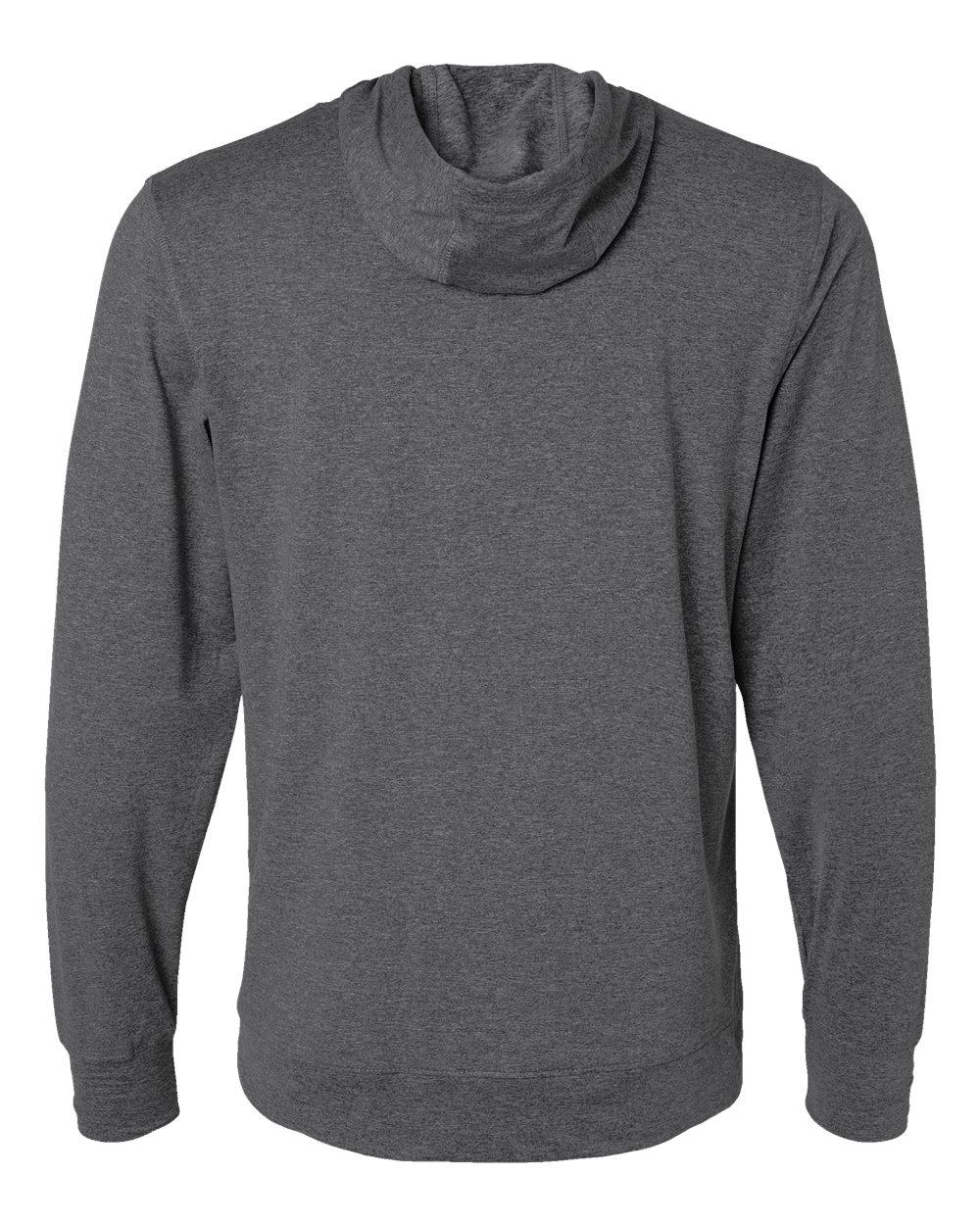 Men's Eco Revive™ Ventura Soft Knit Hooded Sweatshirt - Back - B30964943 - Carbon Heather