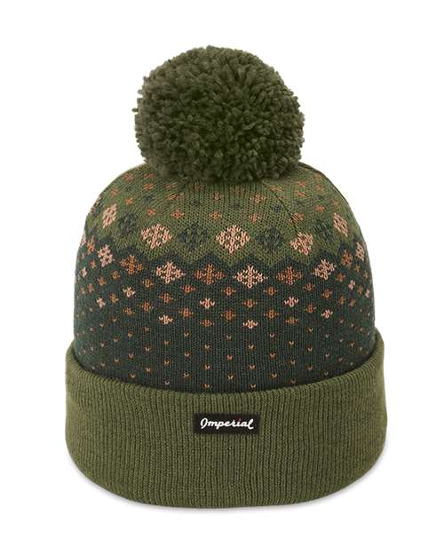 The Baniff Cuffed Beanie - Back - B11495540 - Avocado