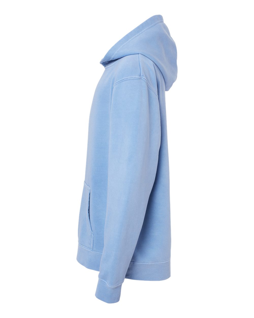 Youth Midweight Pigment-Dyed Hooded Sweatshirt - DirectSide - B11176252 - Pigment Light Blue