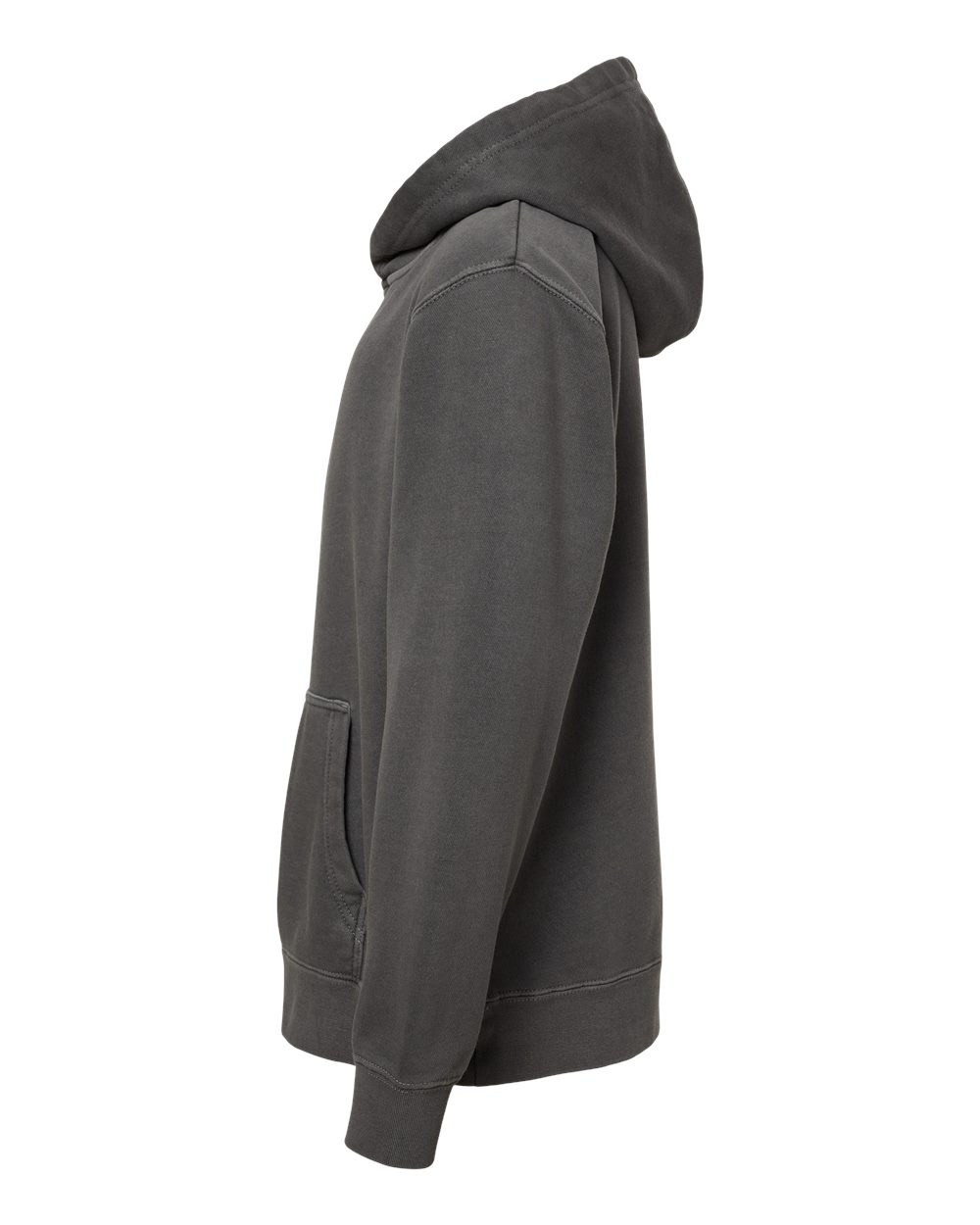 Youth Midweight Pigment-Dyed Hooded Sweatshirt - DirectSide - B11176502 - Pigment Black