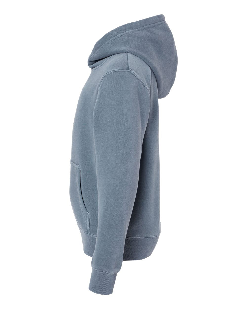 Youth Midweight Pigment-Dyed Hooded Sweatshirt - DirectSide - B11176652 - Pigment Slate Blue