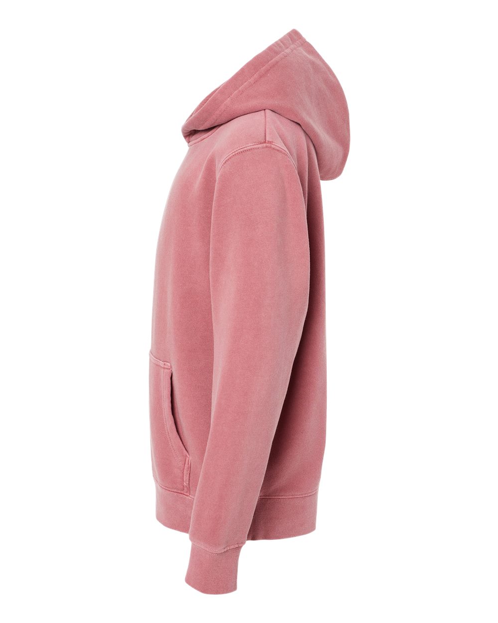 Youth Midweight Pigment-Dyed Hooded Sweatshirt - DirectSide - B11176853 - Pigment Maroon