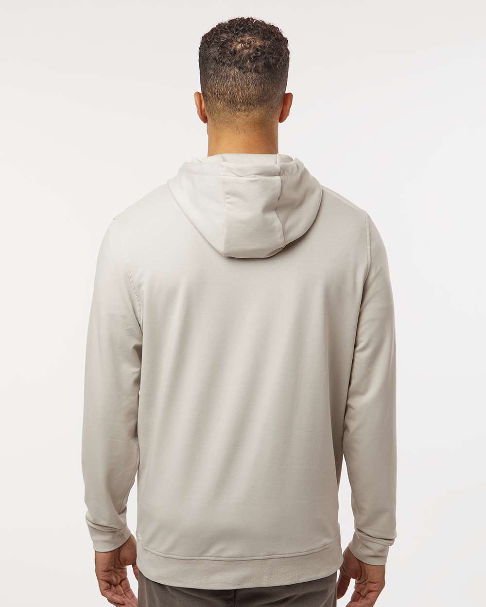 Unisex Perform Hooded Sweatshirt - OnModelBack - B00176592 - Smoke