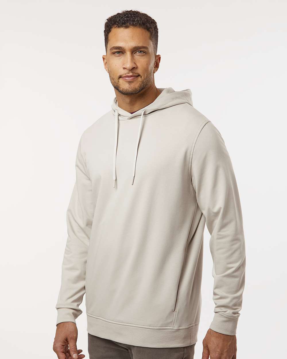 Unisex Perform Hooded Sweatshirt - OnModelSide - B00176592 - Smoke