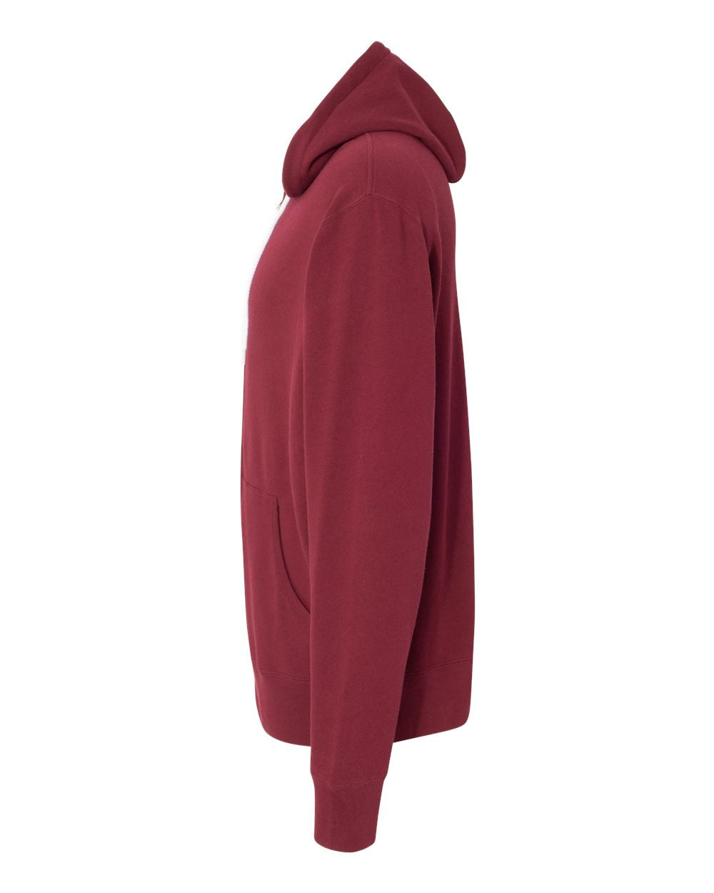 Unisex Lightweight Full-Zip Hooded Sweatshirt - DirectSide - B81076852 - Currant