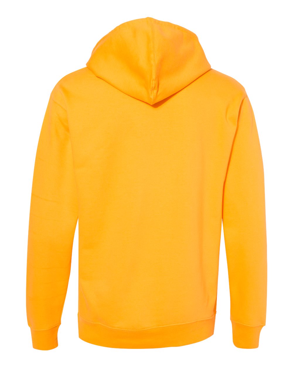 Unisex Midweight Hooded Sweatshirt - Back - B23676122 - Gold