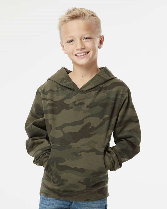 Youth Midweight Hooded Sweatshirt - styleImage