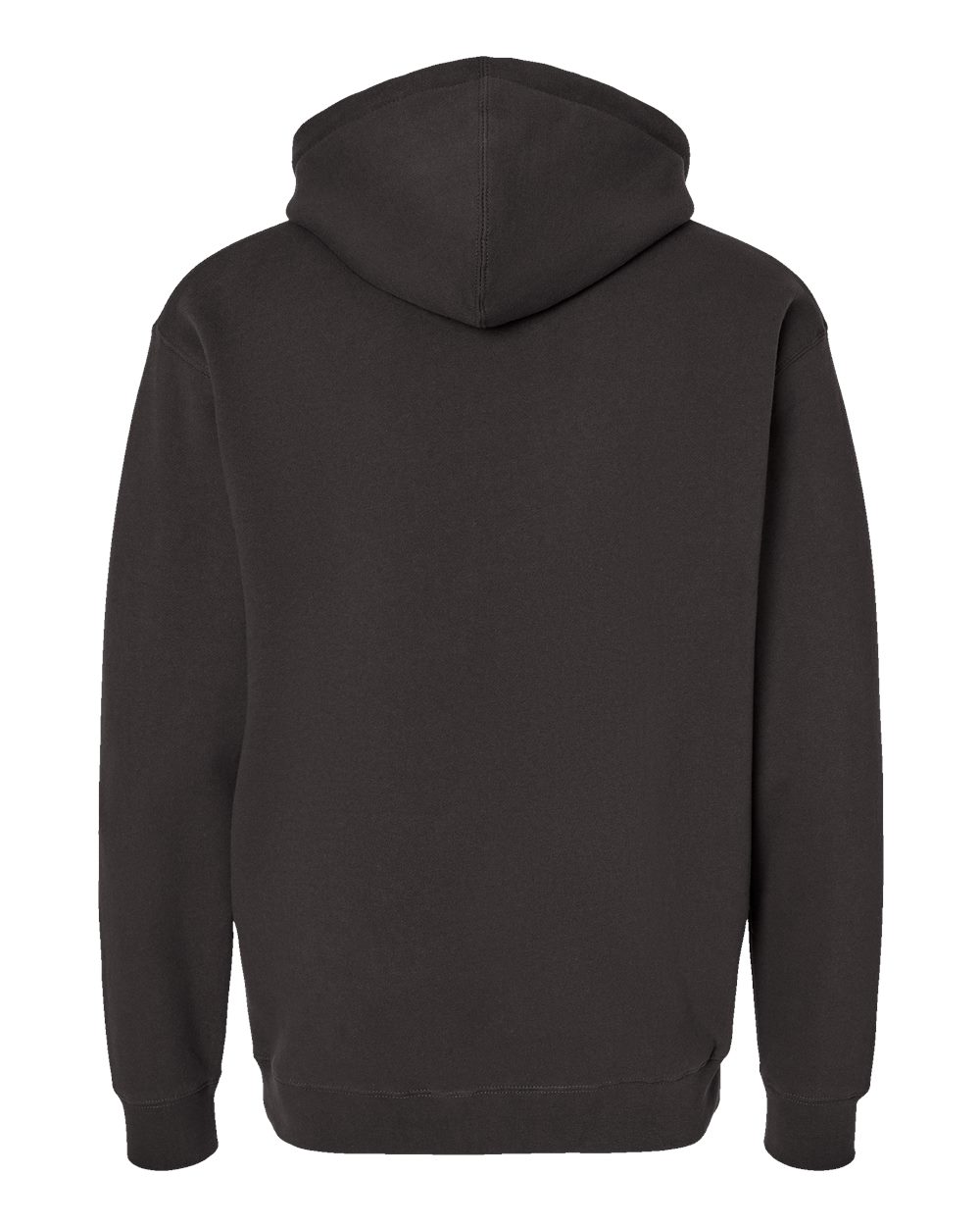 Unisex Heavyweight Hooded Sweatshirt - Back - B22276592 - Asphalt