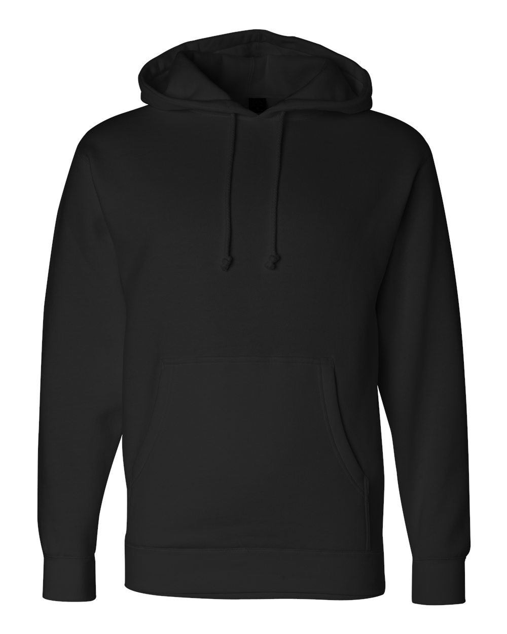 Unisex Heavyweight Hooded Sweatshirt - Front - B22276502 - Black