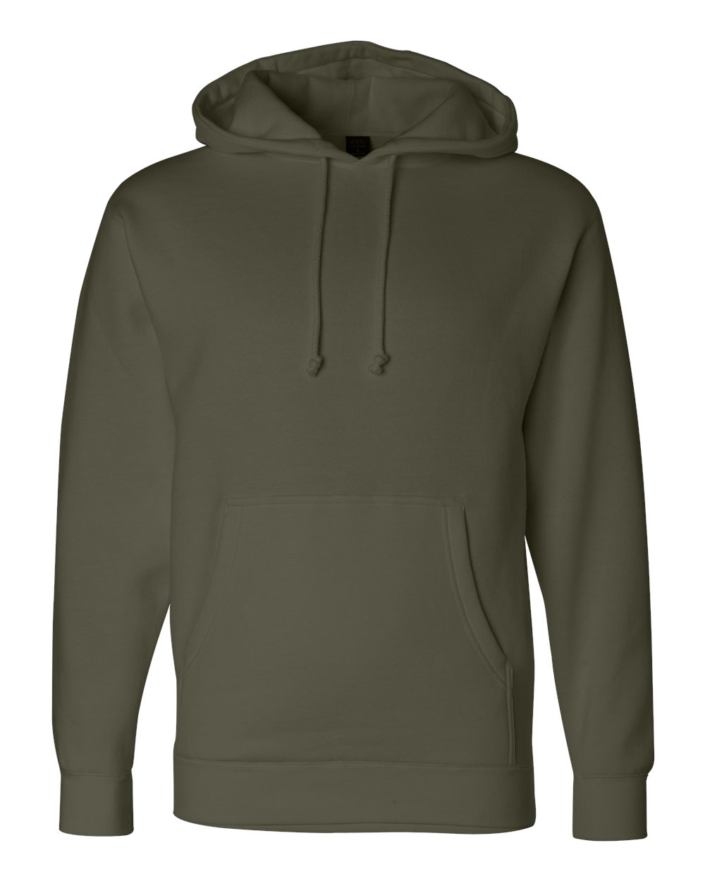 Unisex Heavyweight Hooded Sweatshirt - Front - B22276642 - Army