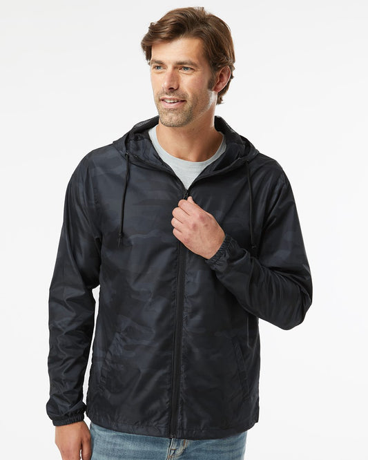 Men's Lightweight Windbreaker Full-Zip Jacket - styleImage