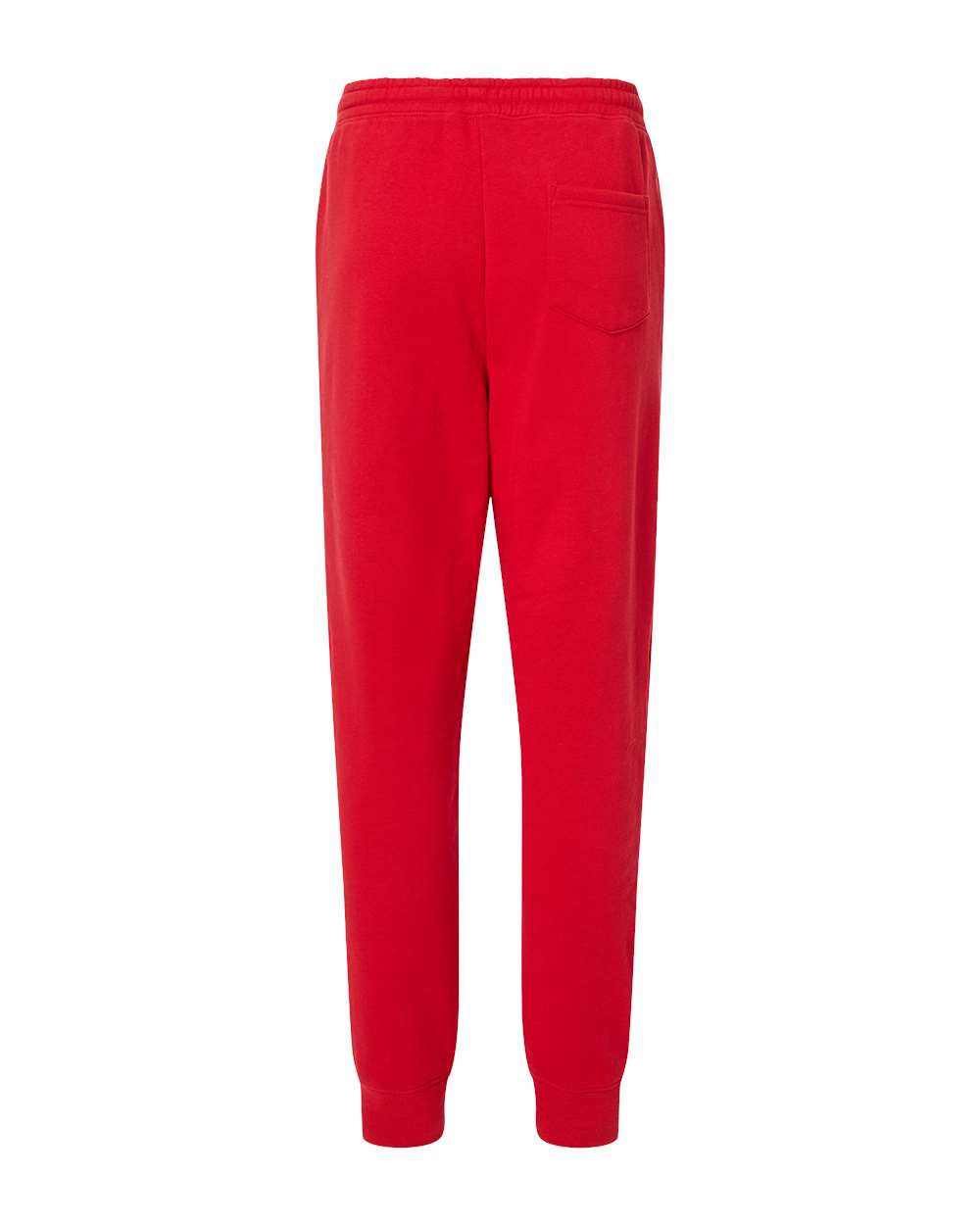 Men's Midweight Fleece Sweatpants - Back - B01776702 - Red