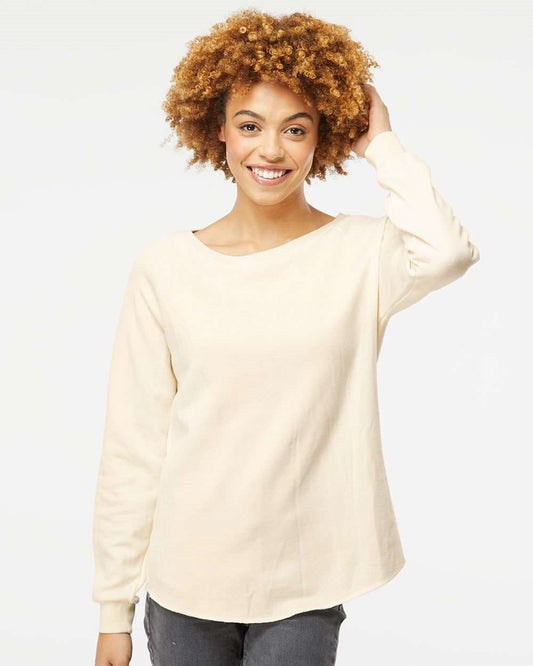 Women's California Wave Wash Crewneck Sweatshirt - styleImage