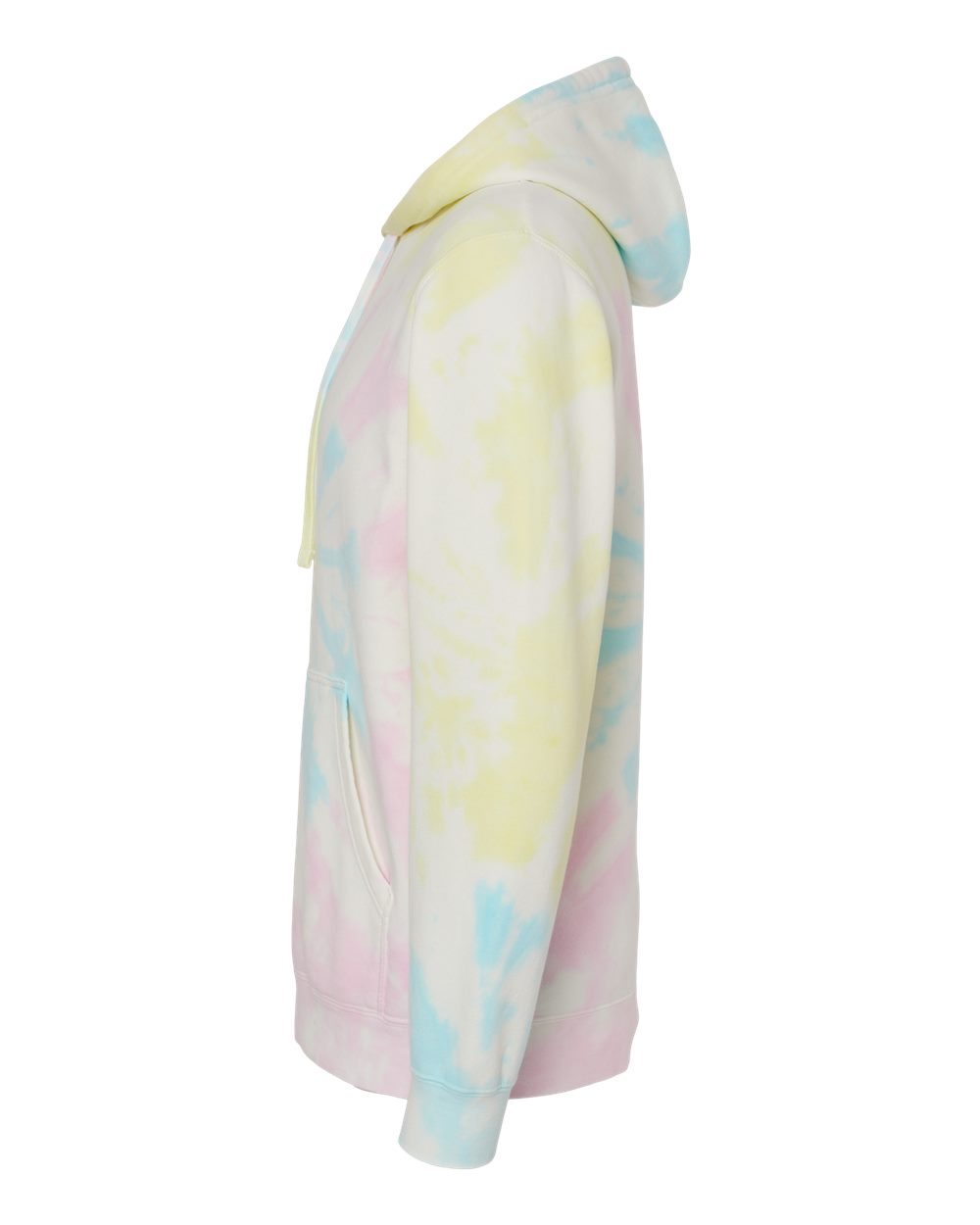 Unisex Midweight Tie-Dyed Hooded Sweatshirt - DirectSide - B01476322 - Tie Dye Sunset Swirl