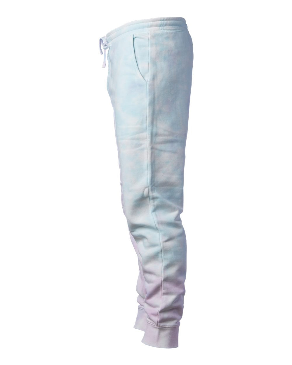 Unisex Tie-Dyed Fleece Sweatpants - DirectSide - B02276312 - Tie Dye Cotton Candy
