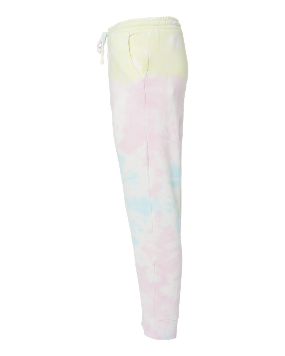 Unisex Tie-Dyed Fleece Sweatpants - DirectSide - B02276402 - Tie Dye Sunset Swirl