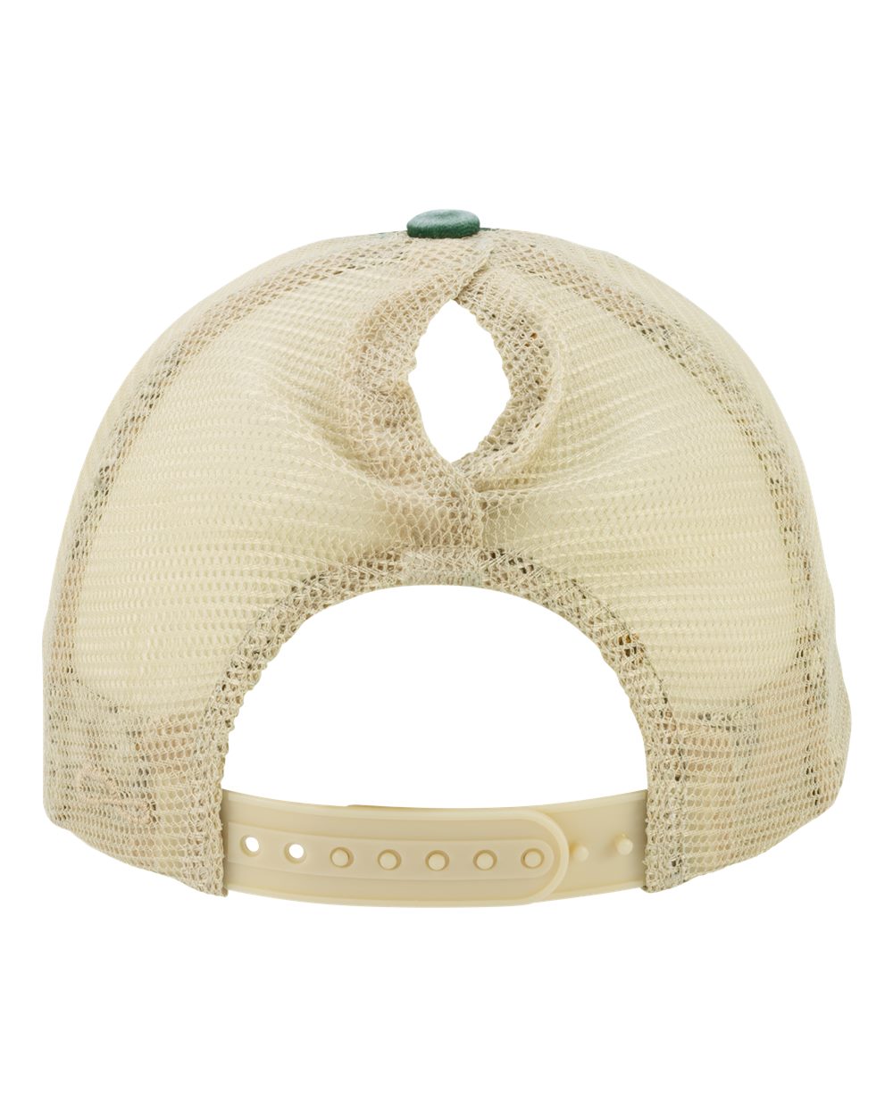 Women's Washed Mesh-Back Cap - Back - B97295060 - Jade/ Daisy/ Khaki