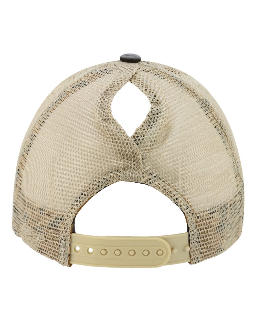 Women's Washed Mesh-Back Cap - Back - B97295500 - Black/ Leopard