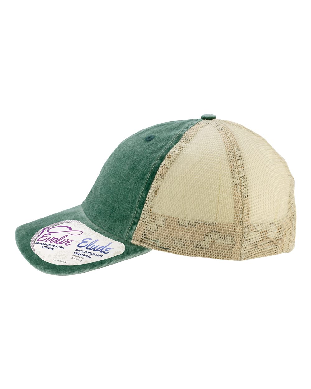 Women's Washed Mesh-Back Cap - DirectSide - B97295060 - Jade/ Daisy/ Khaki