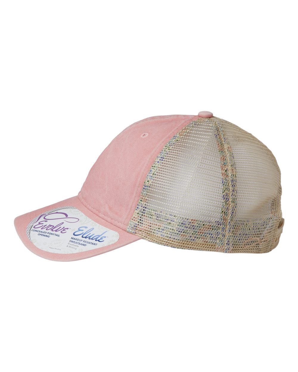 Women's Washed Mesh-Back Cap - DirectSide - B97295300 - Dusty Pink/ Floral