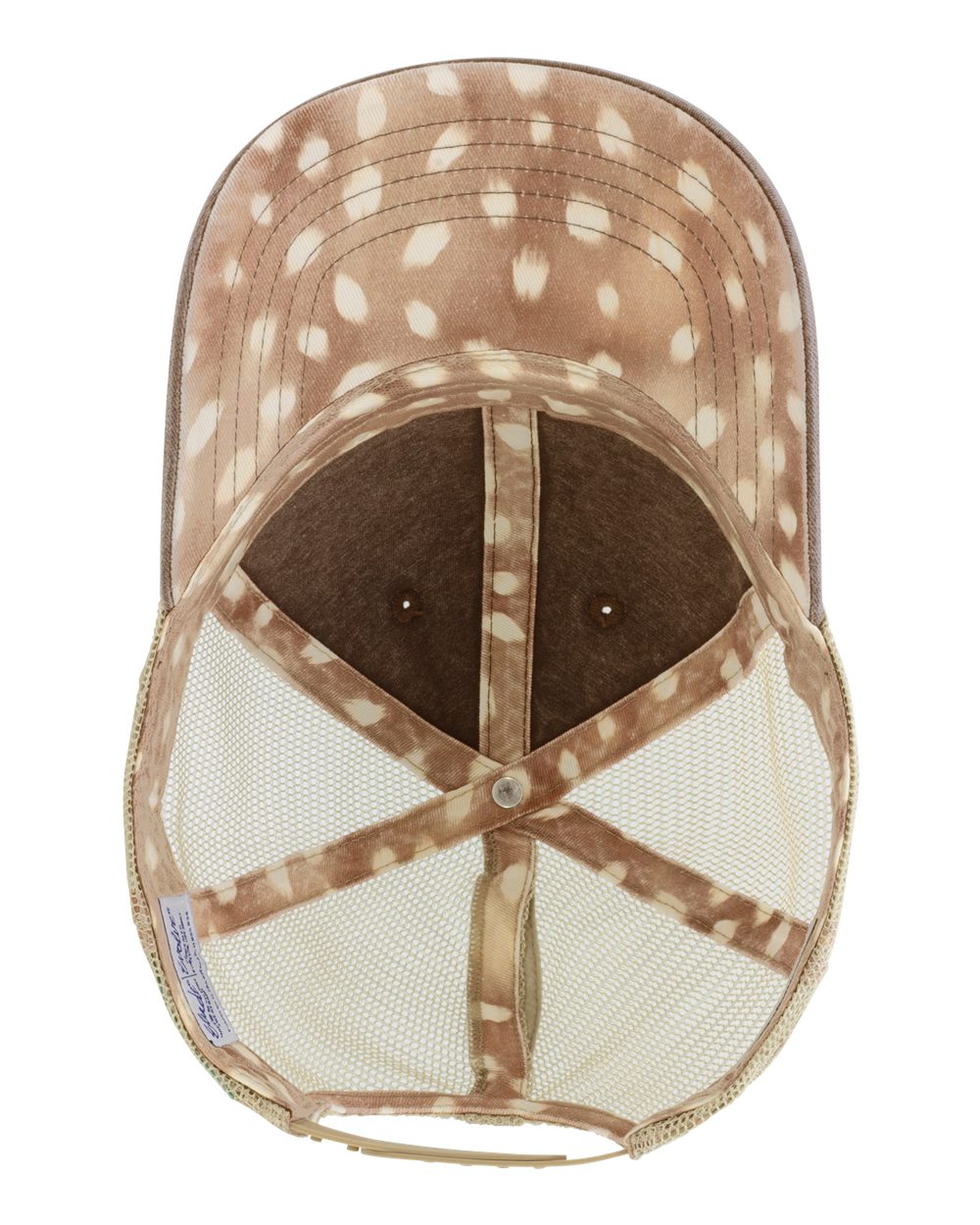 Women's Washed Mesh-Back Cap - Side - B97295730 - Chocolate/ Fawn/ Khaki